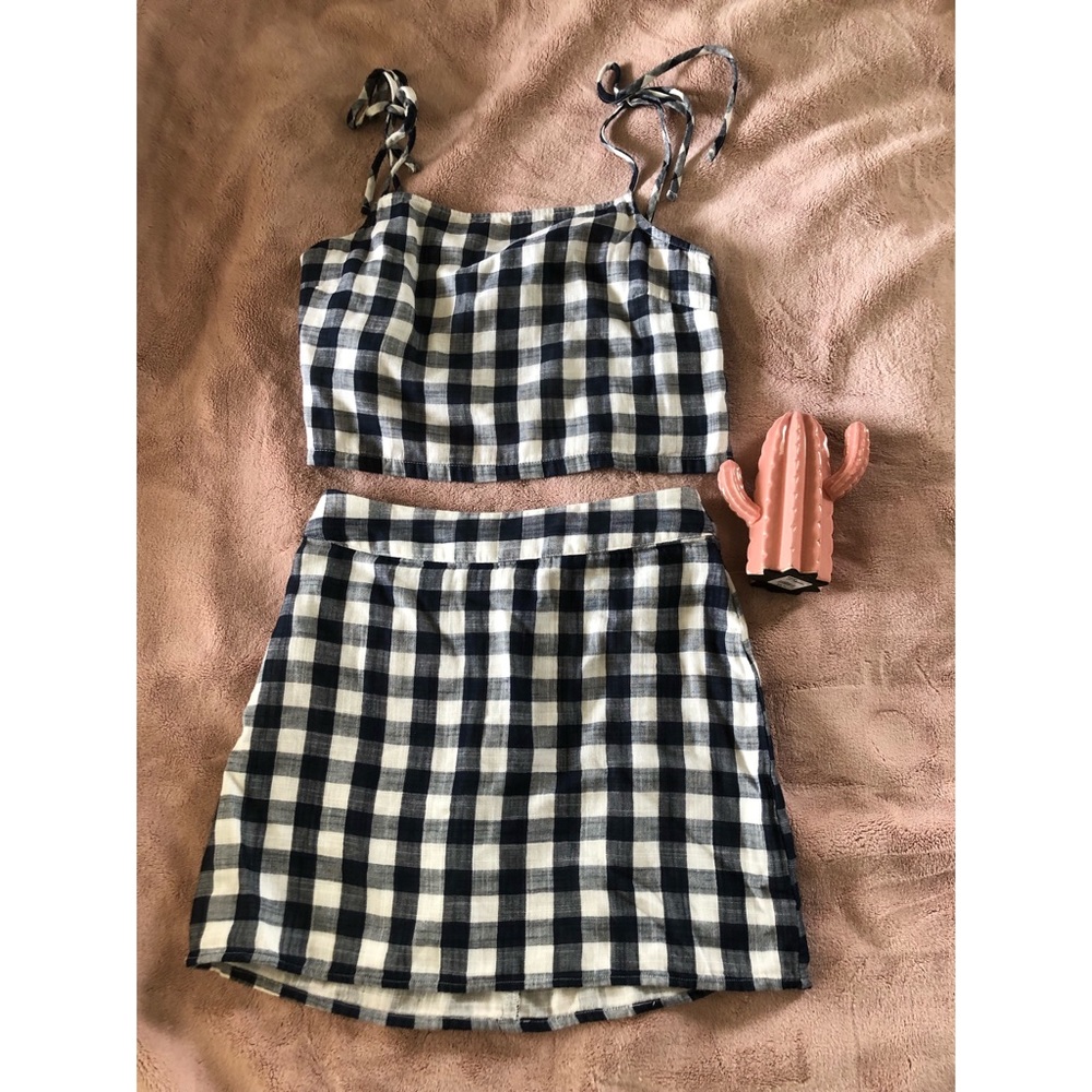NWT Forever 21 plaid SET